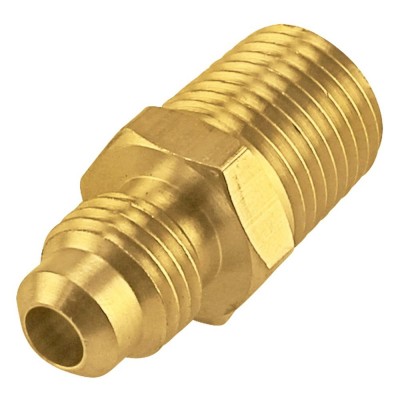 1/4" Male NPT X 1/4" MFL Brass Stainless Steel Fittings CNC Machine Service